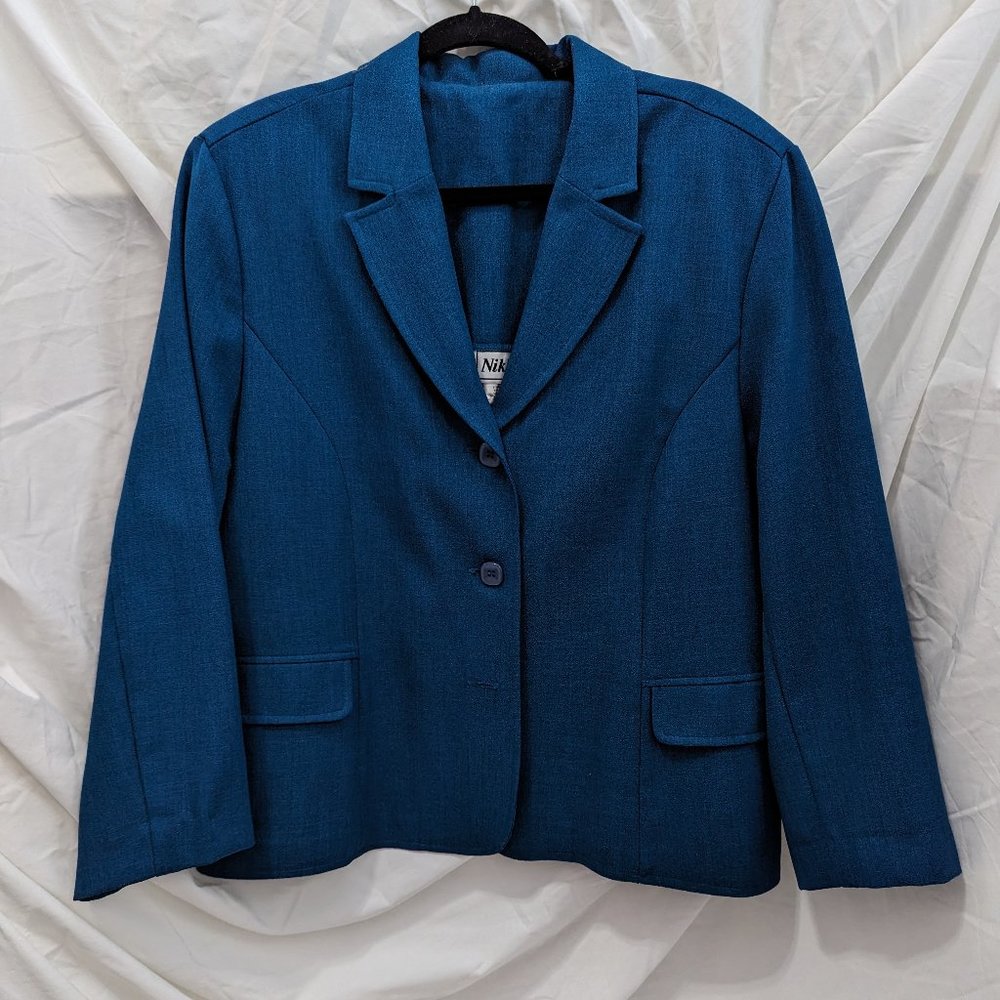 Nikki Dark Teal Blue Blazer
